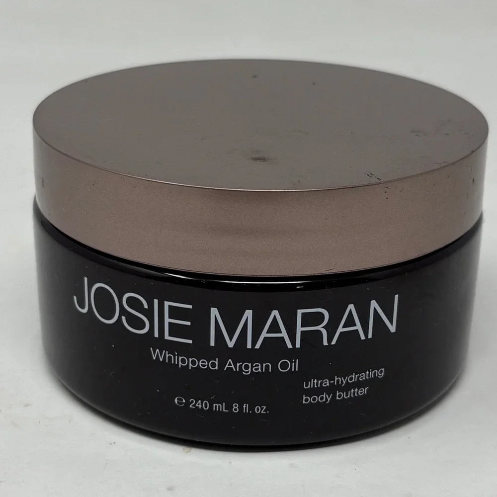 Josie Maran Whipped Argan Oil Body Butter Light Bronze Vanilla Peach 8oz NEW